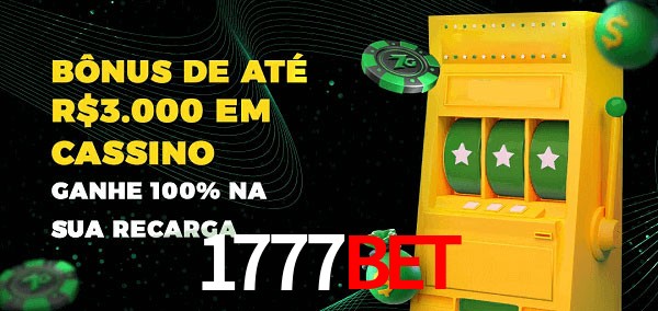 1777BET melhor bônus de depósito