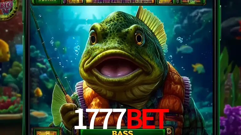 Personagem de peixe pescador do popular jogo de slot com tema de pescaria, uma das emocionantes opções de caça-níqueis para jogar e ganhar no cassino 1777BET.